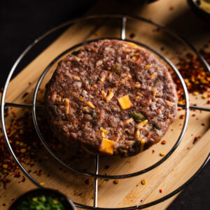 Jalapeno-Cheddar Steakburger pogácsa