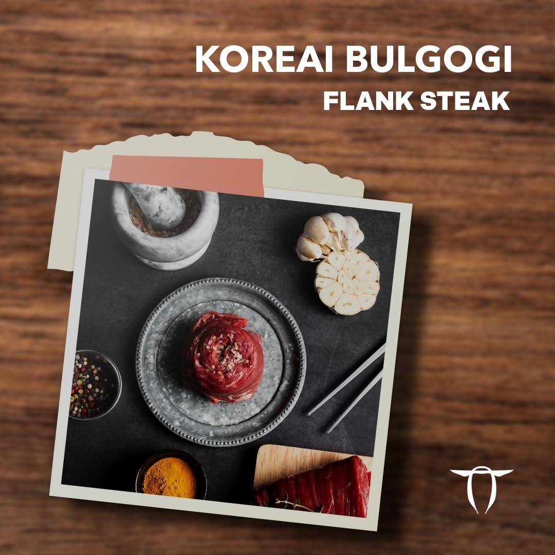 Koreai bulgogi flank steak